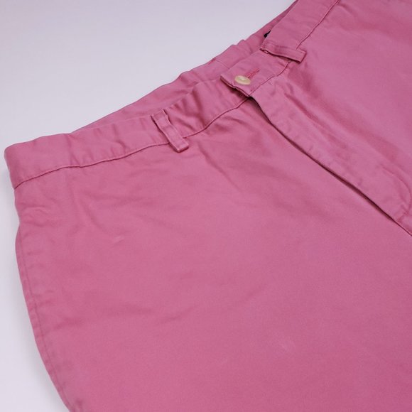 Vineyard Vines Pink Shorts 34 Flat Front Cotton Me - Picture 7 of 12